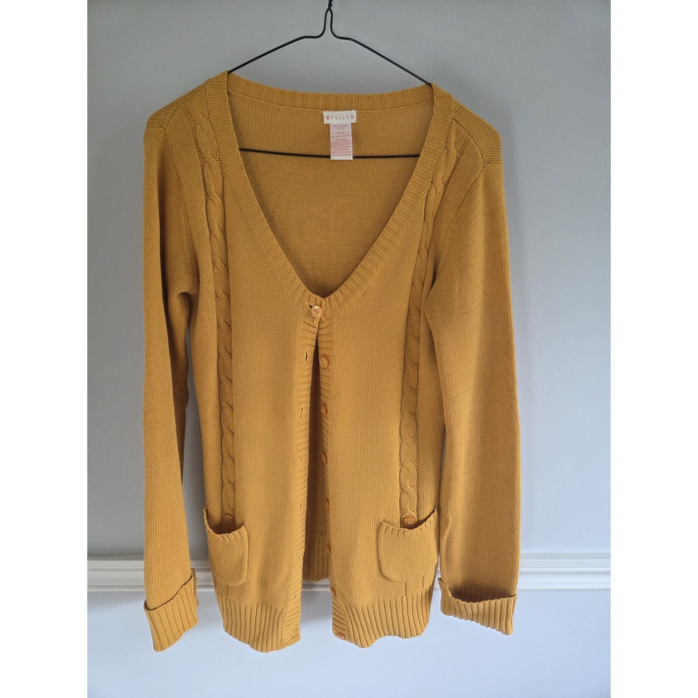 M Mustard Cardigan